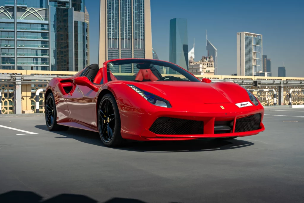 Ferrari 488 Spider side